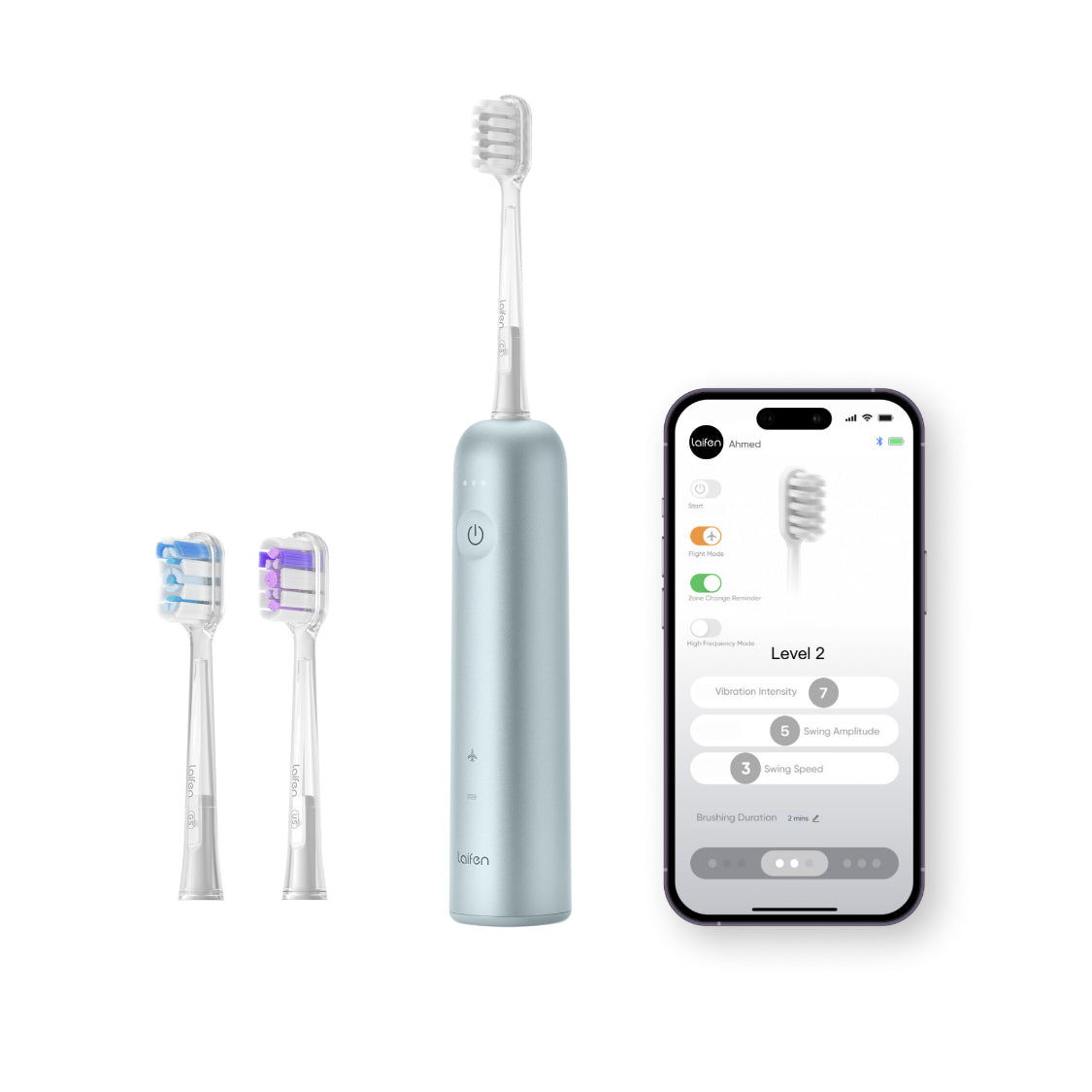 Aluminum Laifen Wave Smart electric toothbrush