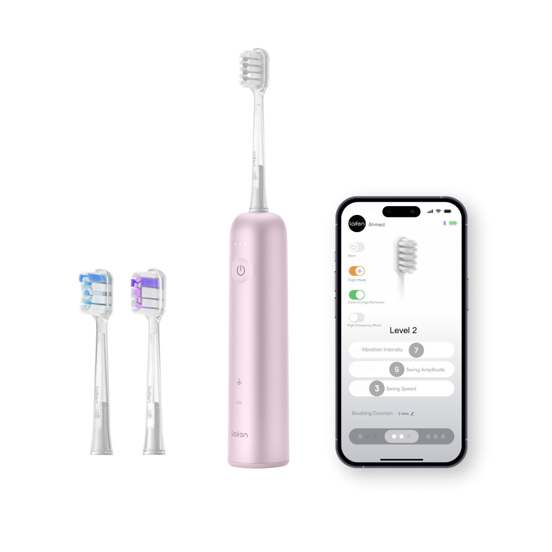 Aluminum Laifen Wave Smart electric toothbrush