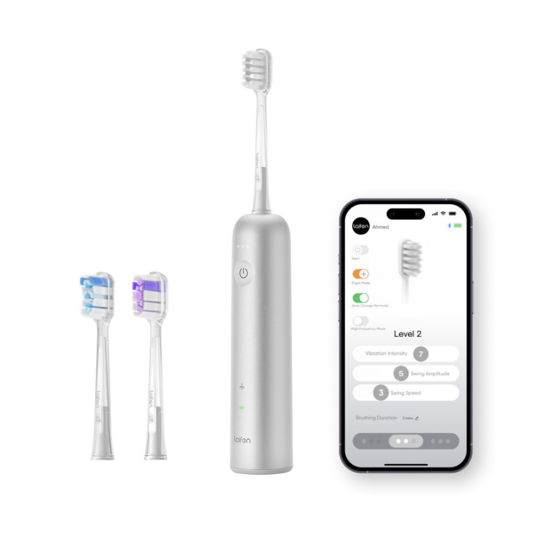 Aluminum Laifen Wave Smart electric toothbrush